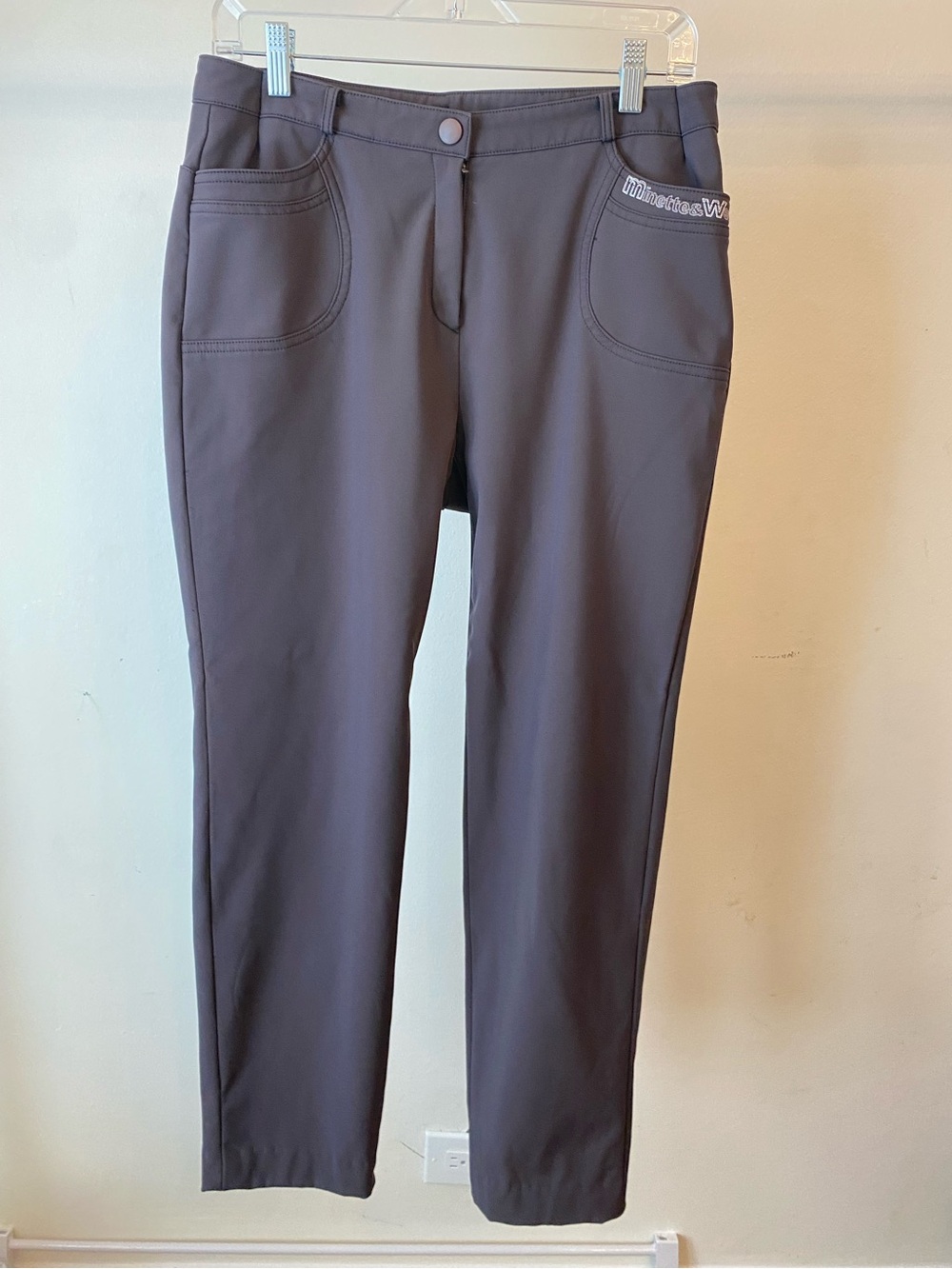 MINETTE Korea Gray Performance Stretch Pants